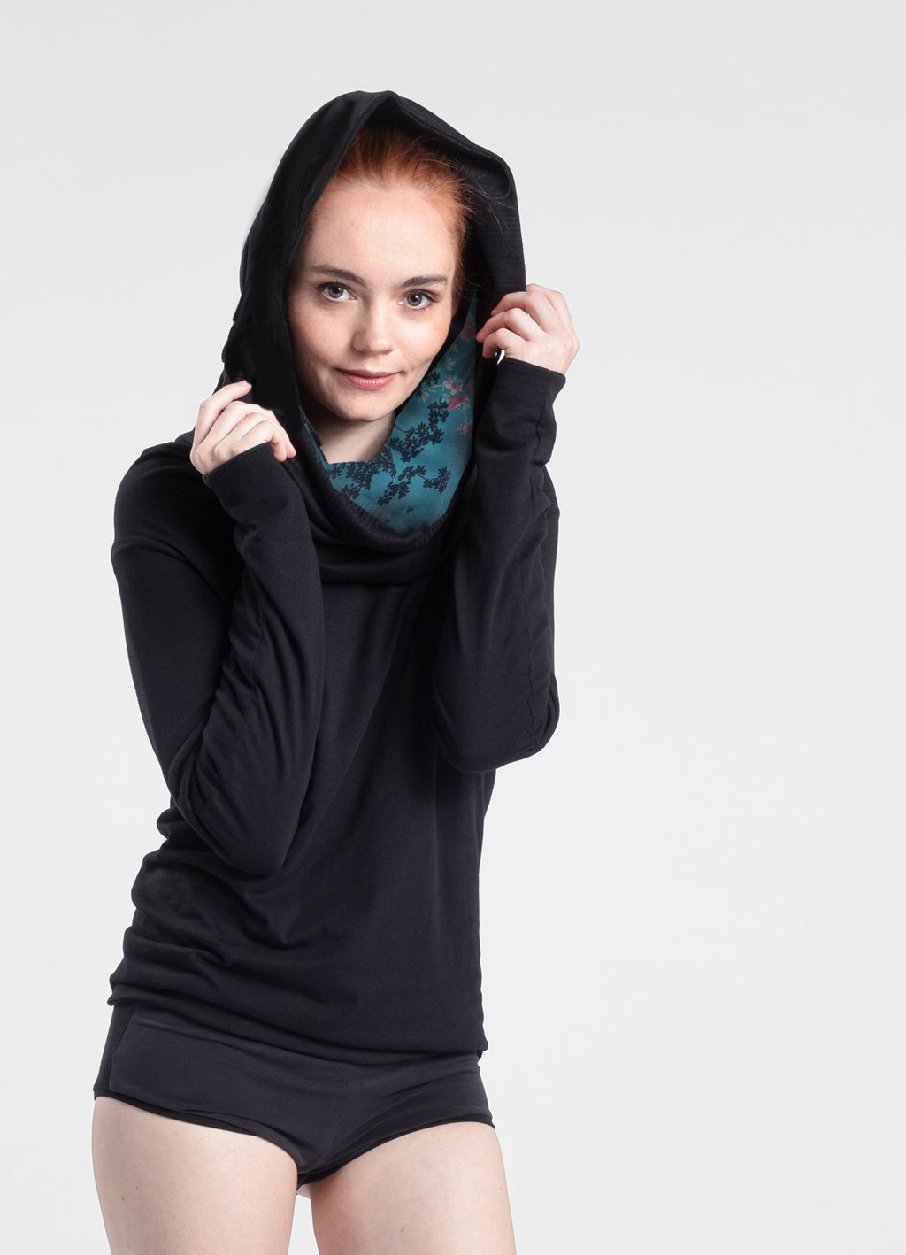 4inONE Blumenkleid & Pullover in Einem!