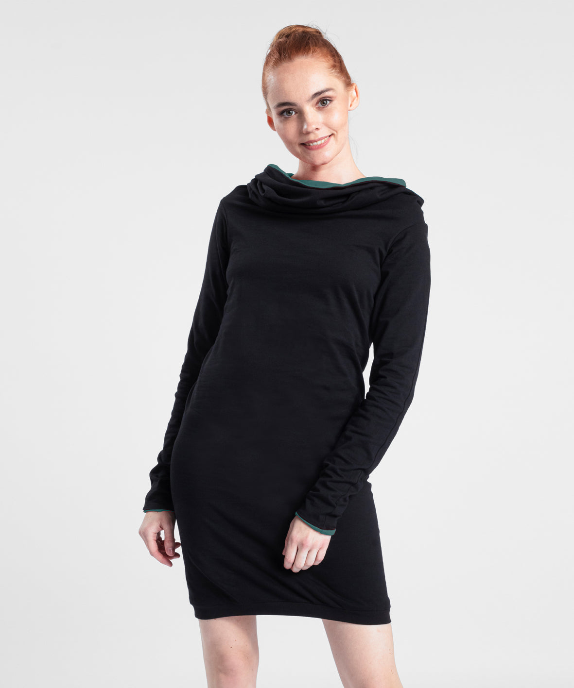 4inONE Original - Kapuzenkleid & Pullover aus Biobaumwolle