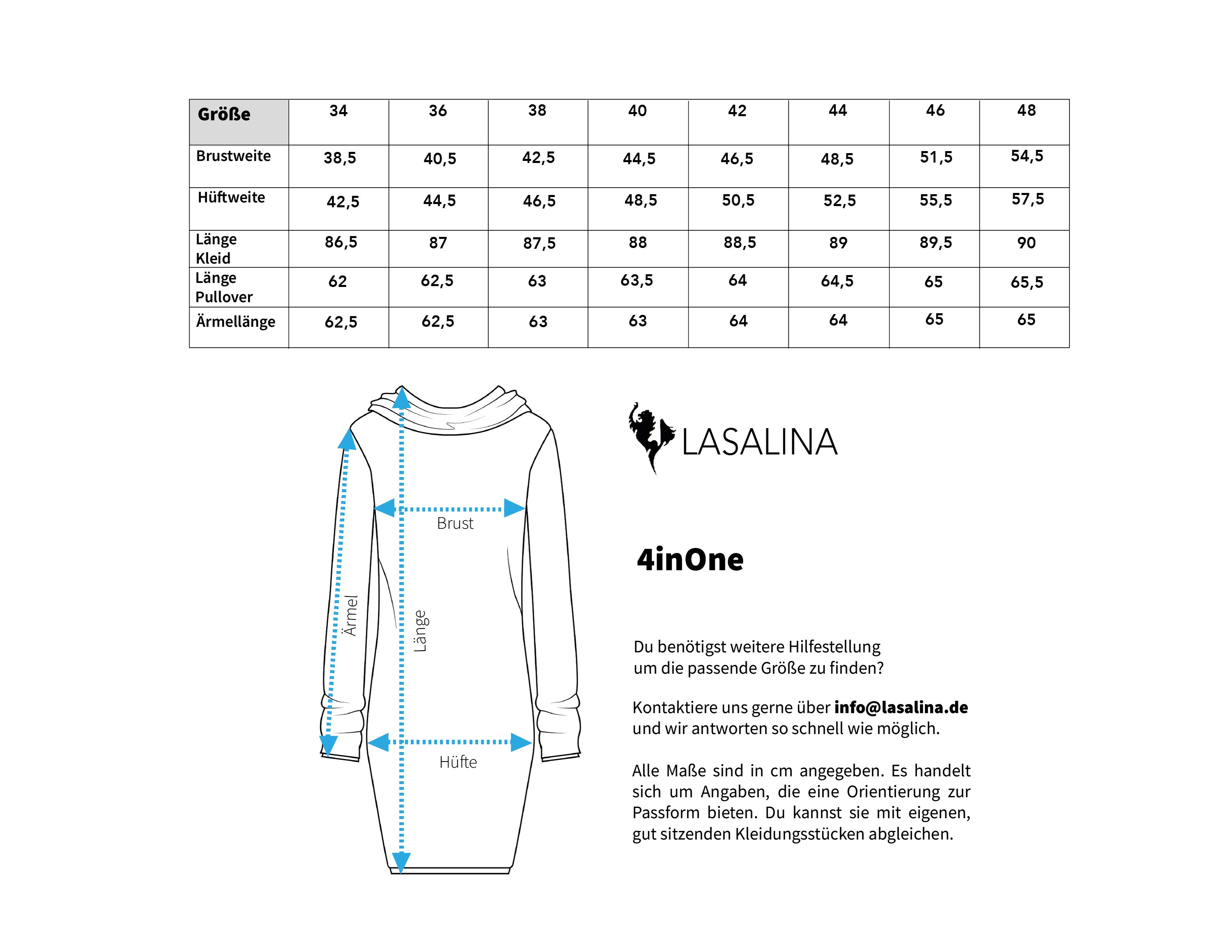 4inONE, ein Kleid & Pullover in Einem von Lasalina
