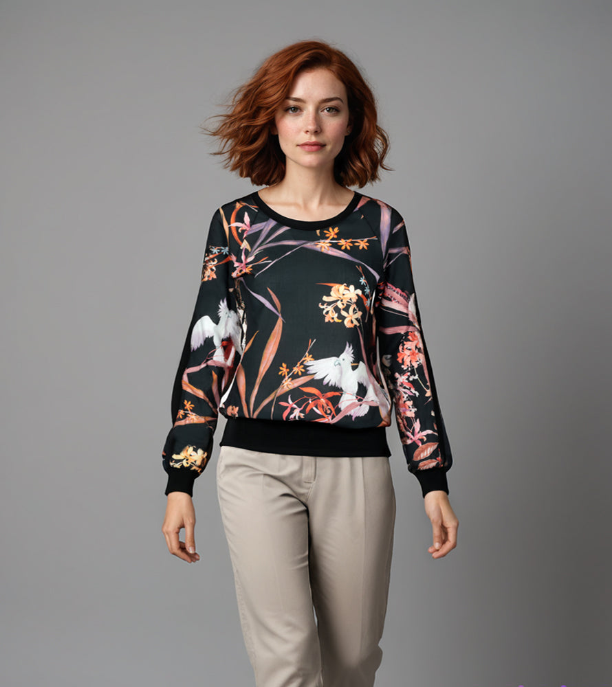 BLUSE ART aus Bio Baumwolle