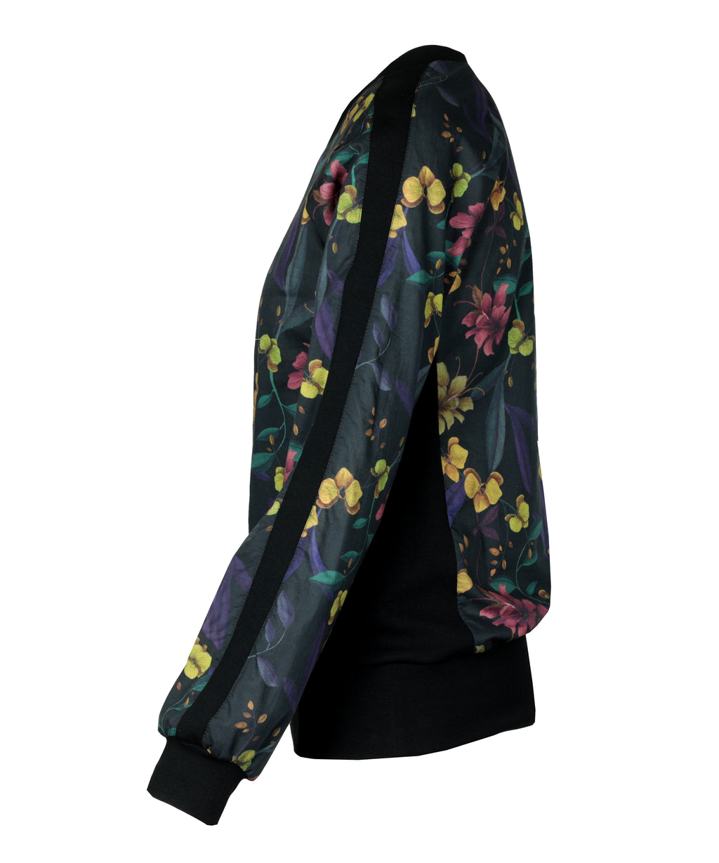 ART Bluse aus Bio Baumwolle - Night Orchidee