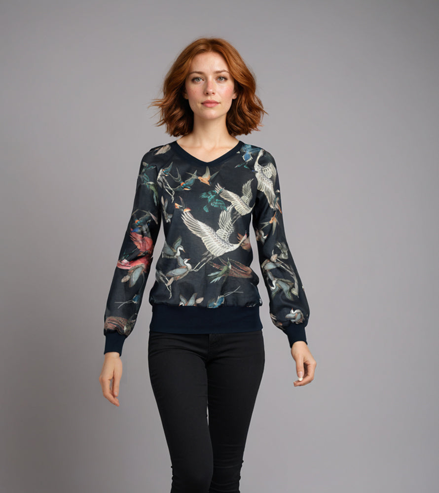 Bluse Sookybird aus Bio Baumwolle
