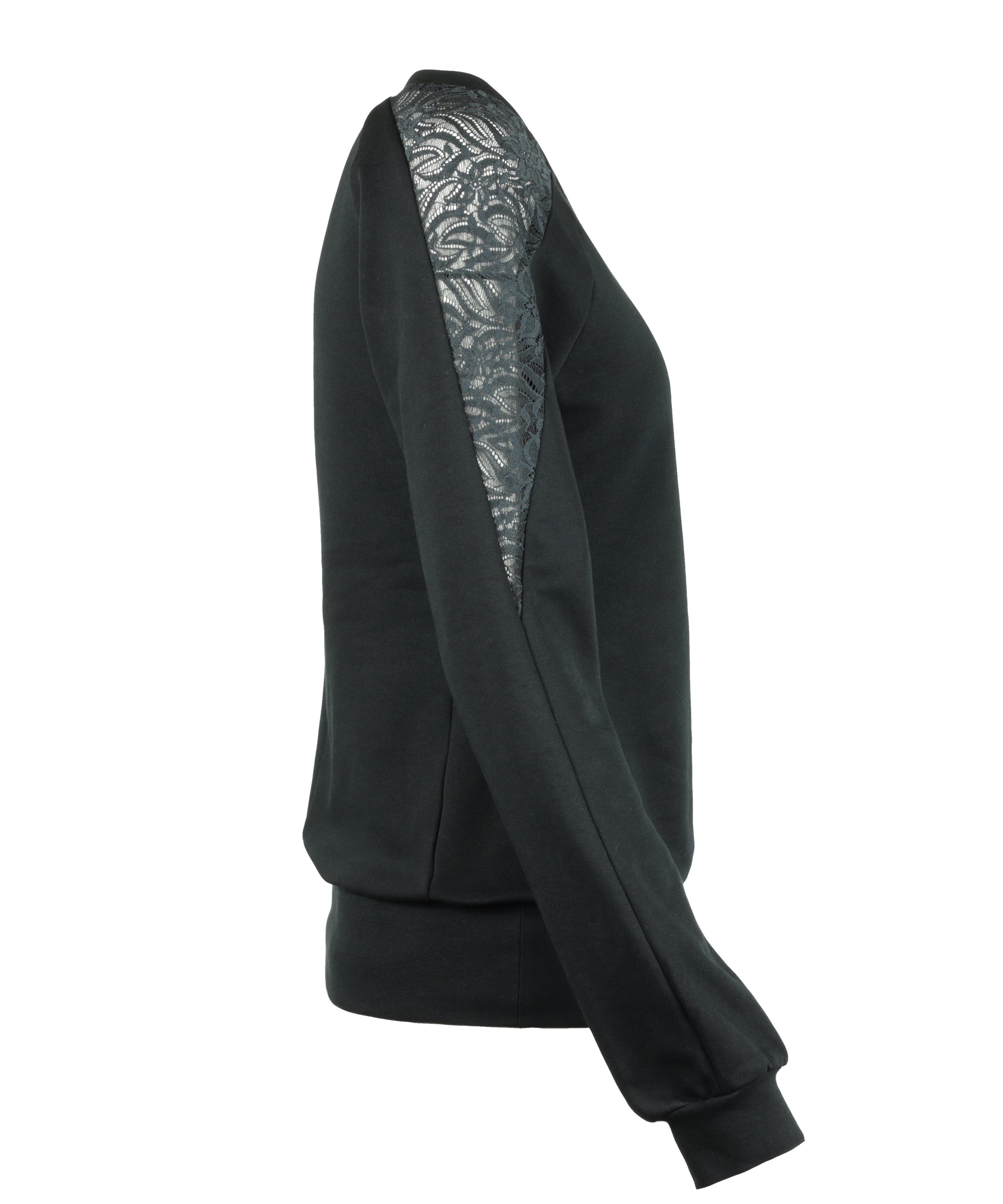 Warm - Sweatshirt mit Spitze