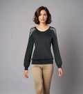 Warm - Sweatshirt mit Spitze